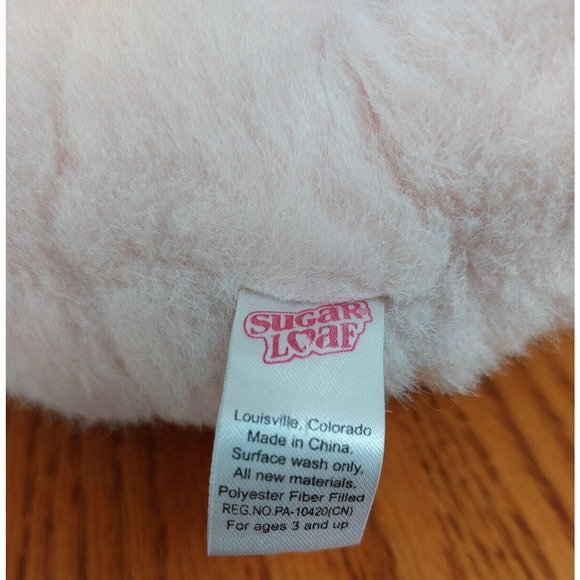 Sugarloaf Bunny Plush Stuffed Animal w/ Purple Knit Sweater & Tulip Flower - Picture 8 of 9